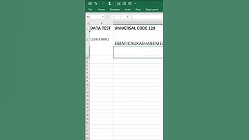 Encoding Barcode Data In Excel