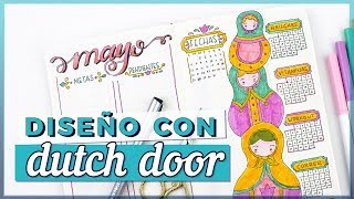 ✧ Bullet Journal Mayo 📓 Diseño con dutch doors ✧ by Planner Dudette 134 views 5 years ago 8 minutes