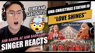 GMA Christmas Station ID 2019 Love Shines | SINGER REACTION