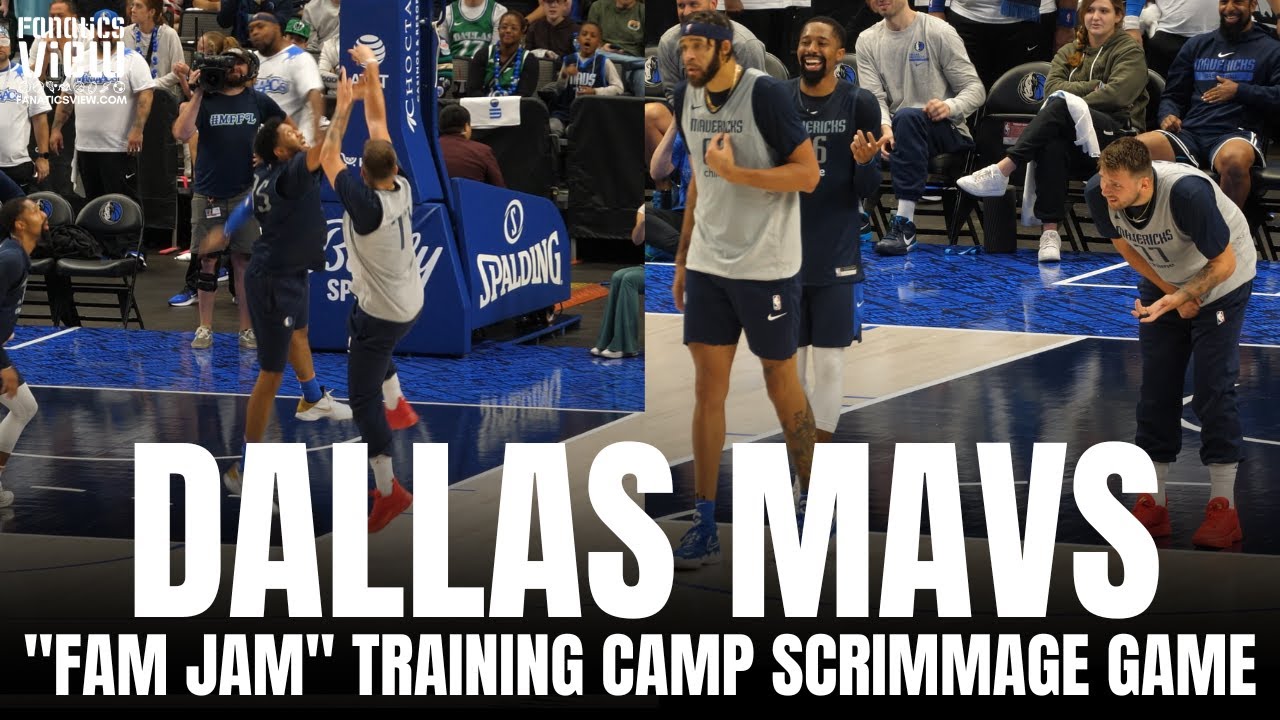Dallas Mavericks Full Scrimmage Game Featuring Luka Doncic Christian Wood And New Dallas Mavs