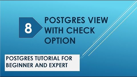 postgres views | postgresql view table | postgresql views tutorial | postgres postgresql tutorial