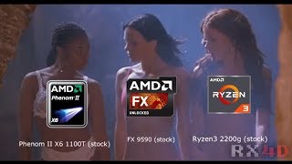 FX9590/R3 2200g/X6 1100T |vs| XEON X3460