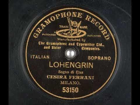 Cesira Ferrani [1863 1943] «Einsam in trüben Tagen» (disco G&T n
