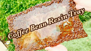 Resin Tray from Coffee Beans/صينية ريزن من حبوب القهوة