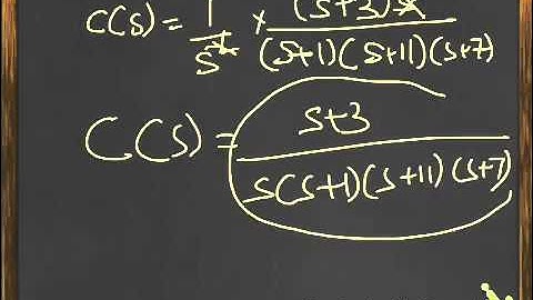 Ramp response of a transfer function