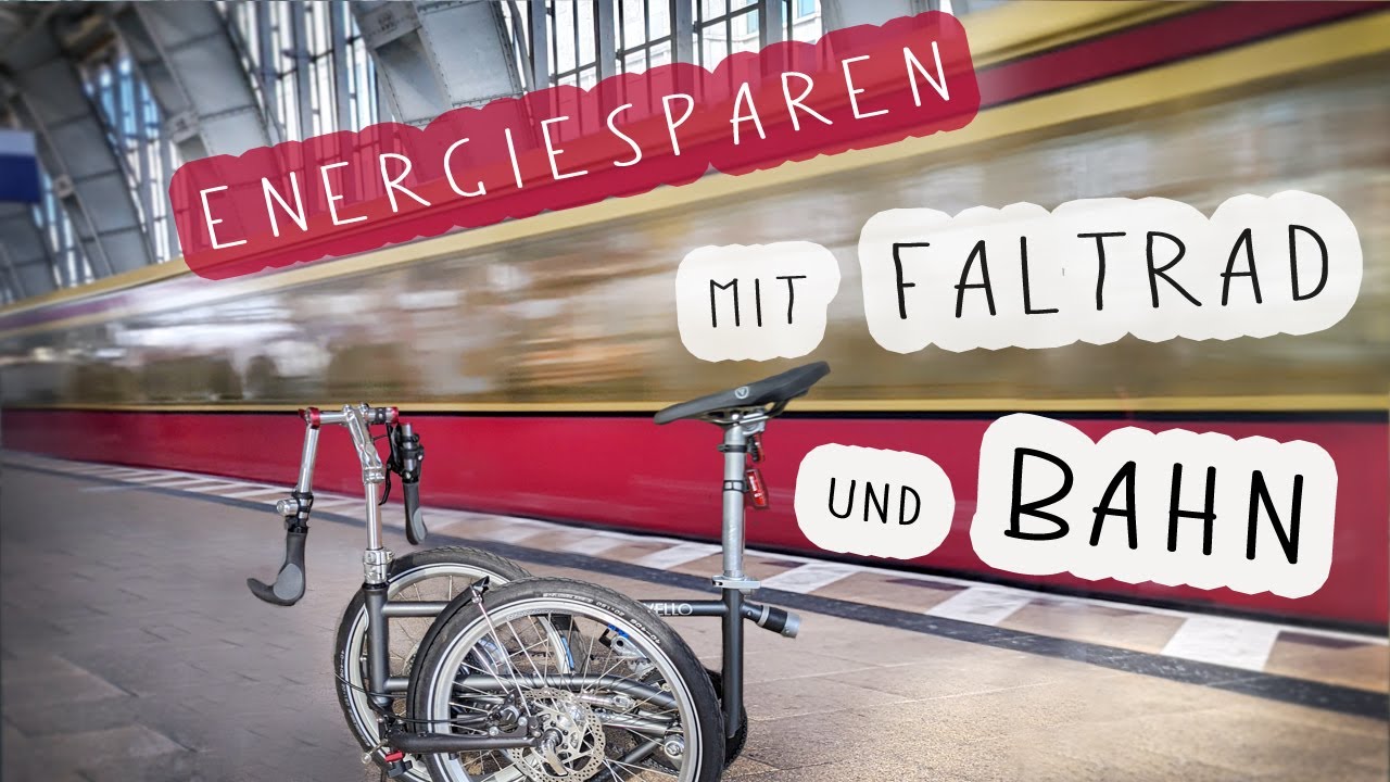 New Mit Faltrad \u0026 Bahn zur Arbeit