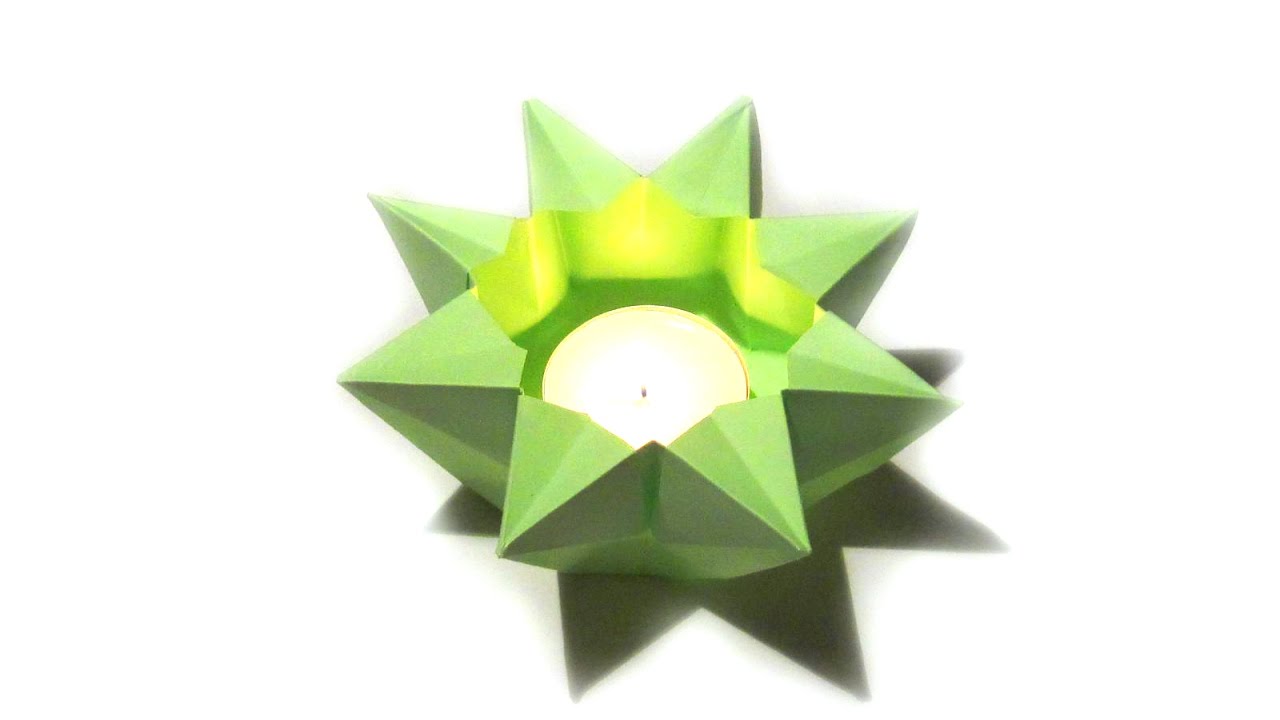 Origam Lantern Easy origami How to make an easy origami Christmas