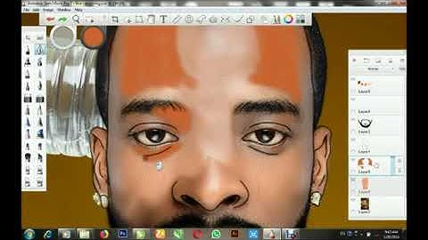 How to Draw Cartoon Portrait with Autodesk Sketchbook Tutorial | Ajet graphics