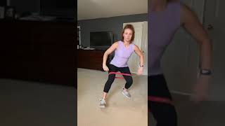 Low squat walk (monster walk)