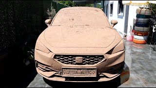 : 2 YEARS UNWASHED CAR ! Wash the Dirtiest Seat Leon FR