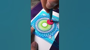 #88 Geometric Spirograph Line Drawing