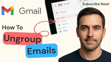How to Ungroup Emails in Gmail | Turn Off Conversation View 2025