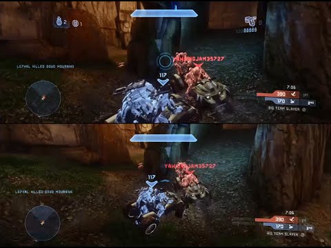 How to play split screen on halo master chief collection 