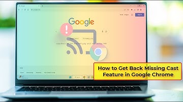 How to Fix Cast Option is Missing in Google Chrome Toolbar