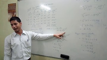 Karl Pearson skewness in continuous series