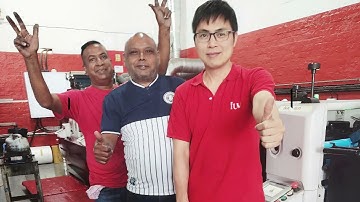 Markandy XP5000 Flexo printing machine UV LED upgrade