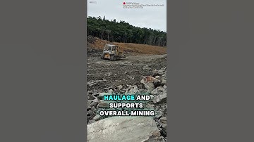 D85E bulldozer onderhoudt bergopwaartse transportweg nabij talud | Betrouwbaarheid van mijnbouwwe...