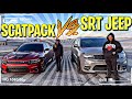 DODGE CHARGER SCATPACK VS SRT JEEP
I AMOST CRASHED TO MUCH POWER