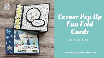How to make a Corner Po Up Fun Fold Card