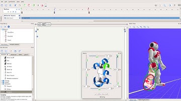 Choregraphe: Timeline (Chinese version)
