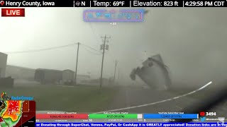 🔴IOWA SEVERE WEATHER - LIVE STORM CHASER