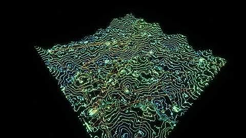 Generative Art with Swarm Landscapes - Experiment 9