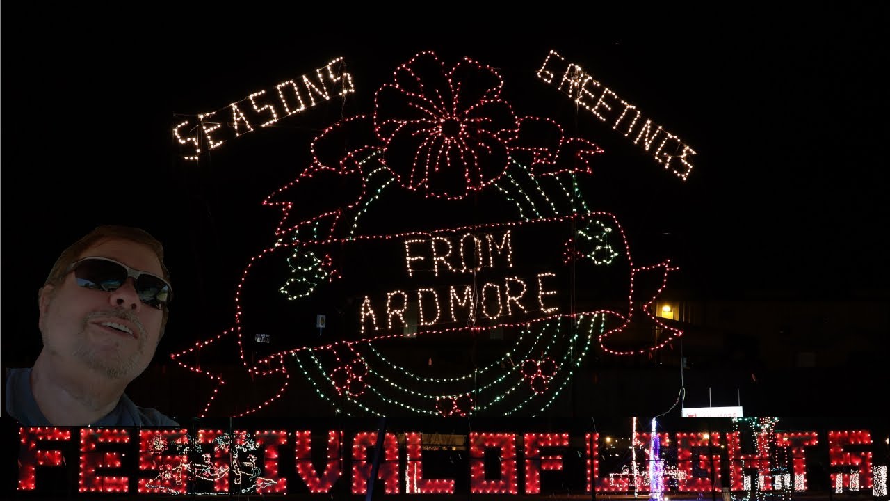 Ardmore Oklahoma Festival Of Lights 19 Youtube
