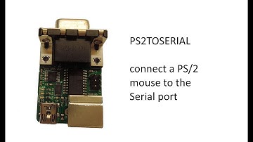 PS2TOSERIAL quick demo
