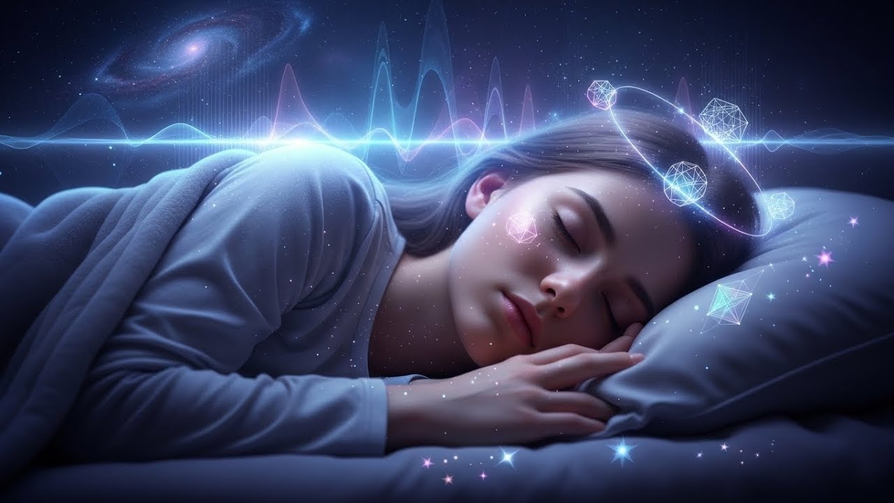 432 Hz Deep Sleep Cosmic Calm & Healing Energy | Fall Asleep Fast ...