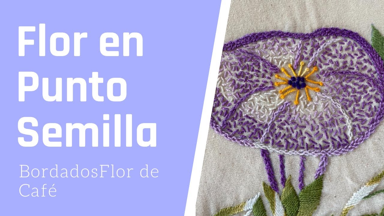 FLOR 🌺 Básica con PUNTO Semilla / FLOWER  Basic with POINT Seed