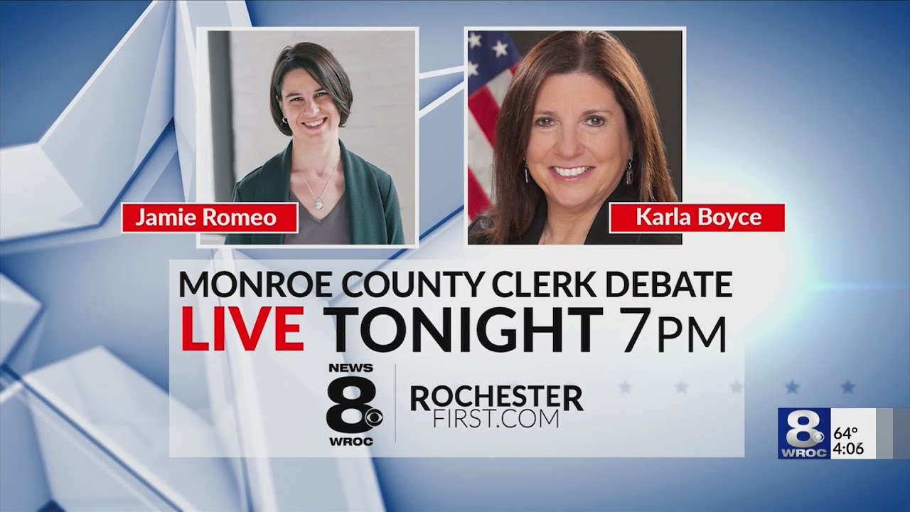 Romeo vs. Boyce Monroe County Clerk candidates debate tonight on News
