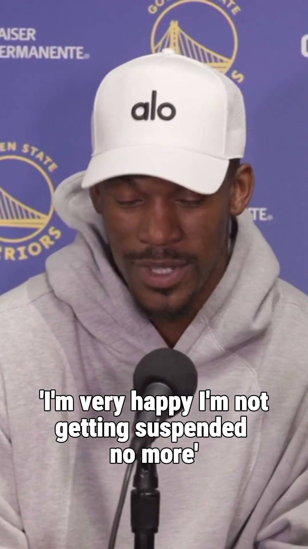 Jimmy Butler on not being suspended anymore ?