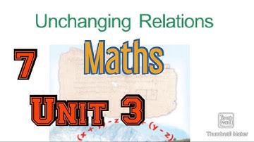 7 Unchanging Relations Maths l Unit 3 Part 1 l Scert keralasyllabus l Malayalam Explanation