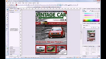 PagePlus X6 - Editing a PDF (MiniVid)