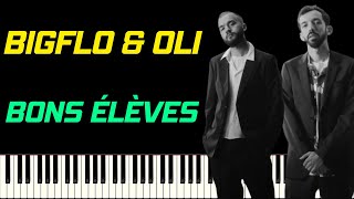 BIGFLO & OLI - BONS ÉLÈVES FT. MC SOLAAR | PIANO TUTORIEL