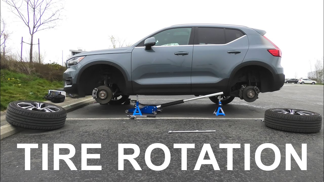 Volvo XC40 (20192024) How To Do Tire Rotation In The XC40. YouTube