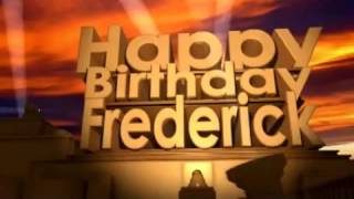 Happy Birthday Frederick