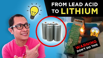 How to replace a 12v UPS batteries with Lithium Batteries (LifePo4)