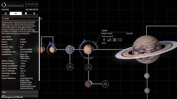 Elite Dangerous 2.2 beta6 bug Lister rotion on system map