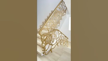 " Laser Cut design Staircase Railing | Modern & Elegant Ideas"