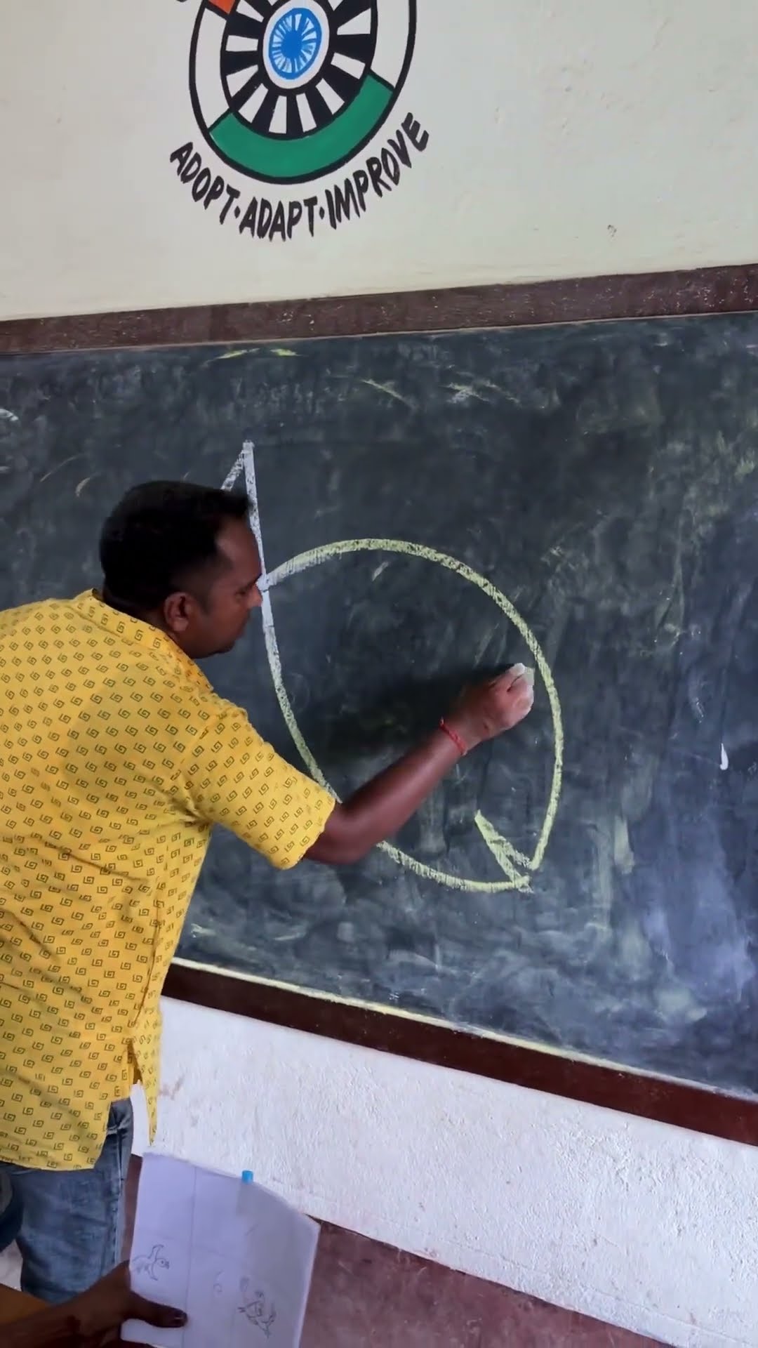 Draw a fish using number 4 #shorts #art