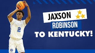 Why Jaxson Robinson is such a big get for Kentucky and Mark Pope