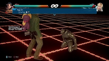 Negan command list move list TEKKEN 7 Season 4