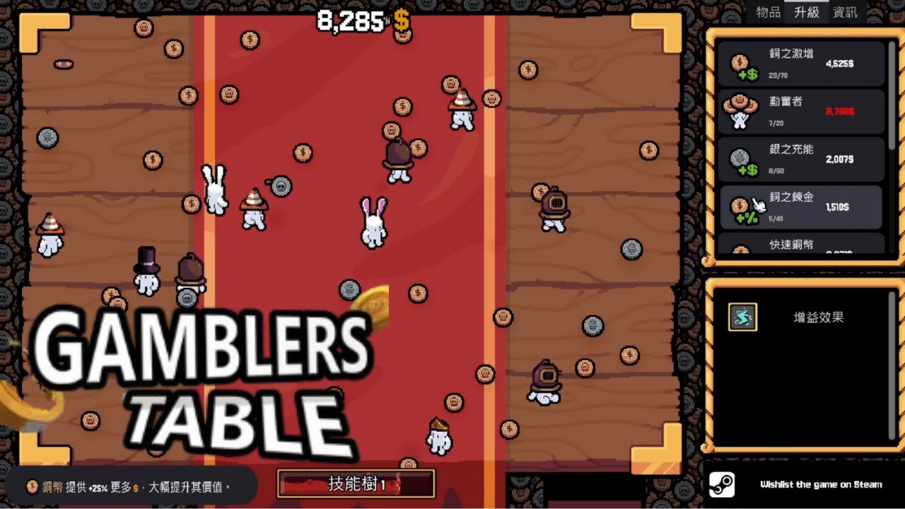 💰 《Gamblers Table 幸運硬幣》拋硬幣致富計畫啟動！  天經地耀帶你體驗這款超魔性放置遊戲－靠著拋硬幣建立金融帝國，輕鬆賺錢爽感爆棚！✔單手就能玩✔自動化經營✔硬幣升級系統✔輪迴機制