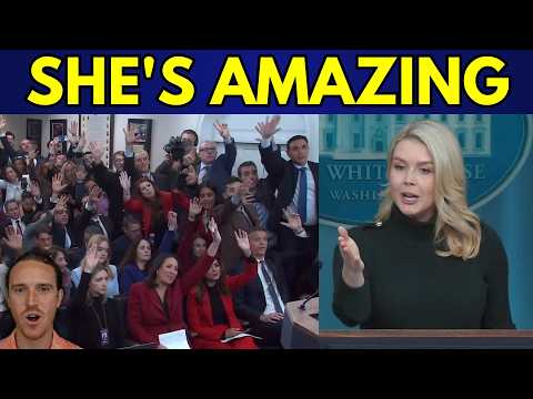 Karoline Leavitt Confronts The Vicious Mob of Liberal Reporters