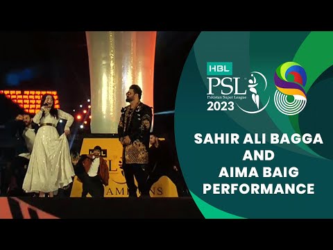 Sahir Ali Bagga and Aima Baig Performance | HBL PSL 8 Opening Ceremony | MI2T