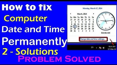 ( Fixed ) Date and Time Changes Automatically Windows 10 / 8 / 7 After Restart in Computer & Laptop