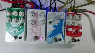 Bigote Overdrive vs Escolta Overdrive vs Blue Maya Overdrive vs Supremo Distortion Ultra