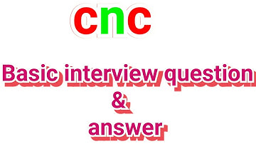 CNC Interview question answer in hindi