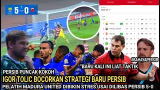 Download Lagu 🔴 TAKTIK IGOR EMANG GILA! Pelatih Madura Dibikin Pusing Usai Di Hancurkan Persib 5-0, Souza  Panik! MP3
